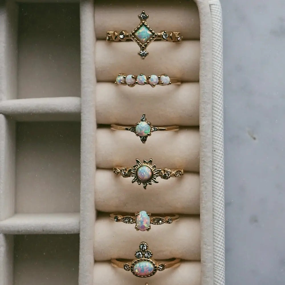 Tranquil Opal Ring - Rings