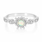 Tranquil Opal Ring - Silver / 5 - Rings