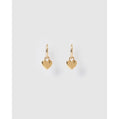 Treasure Heart Huggie Earrings - Earrings