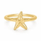 Treasure Starfish Ring - Gold / 6 - Rings