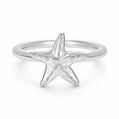 Treasure Starfish Ring - Silver / 6 - Rings