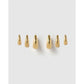 Triple Jax Gold Earring Stack - Earrings