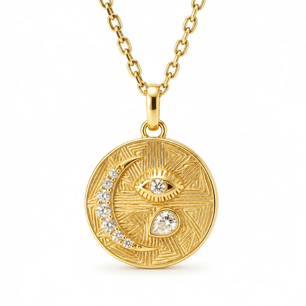 Trixie Birthstone Necklace - Gold / April - Necklaces