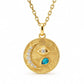 Trixie Birthstone Necklace - Gold / December - Necklaces