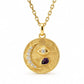 Trixie Birthstone Necklace - Gold / February - Necklaces