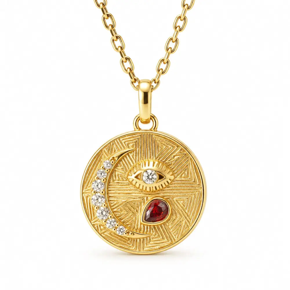Trixie Birthstone Necklace - Gold / January - Necklaces