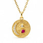 Trixie Birthstone Necklace - Gold / July - Necklaces
