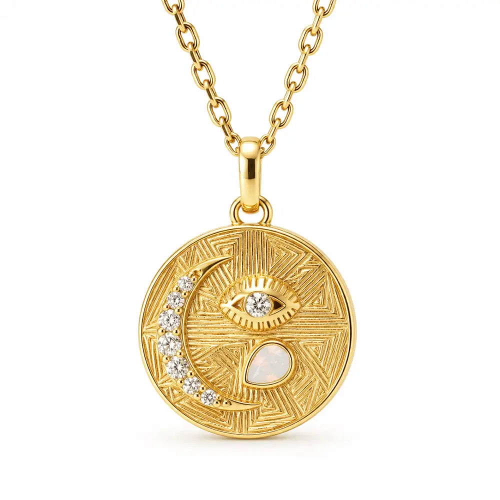 Trixie Birthstone Necklace - Gold / June - Necklaces