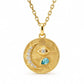 Trixie Birthstone Necklace - Gold / March - Necklaces