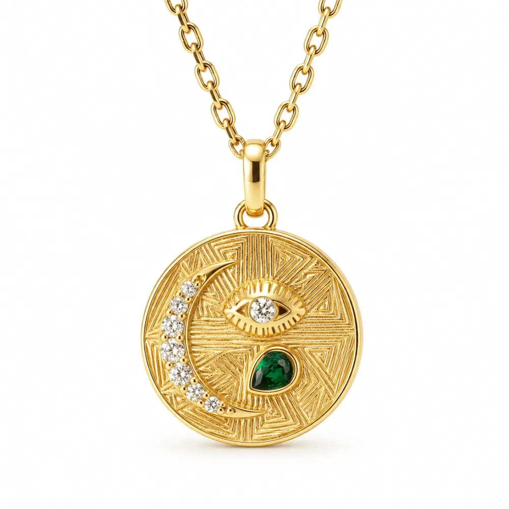 Trixie Birthstone Necklace - Gold / May - Necklaces