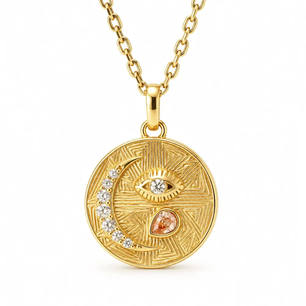Trixie Birthstone Necklace - Gold / November - Necklaces