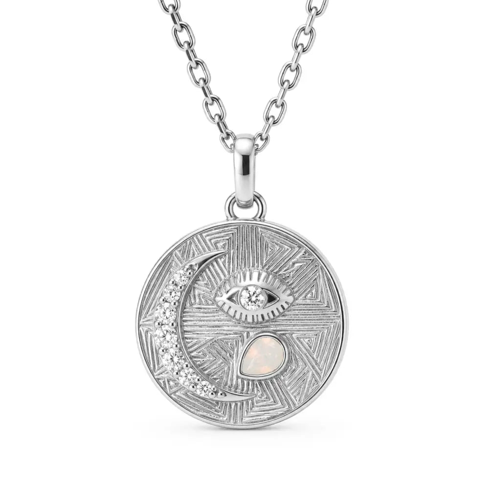 Trixie Birthstone Necklace - Silver / June - Necklaces