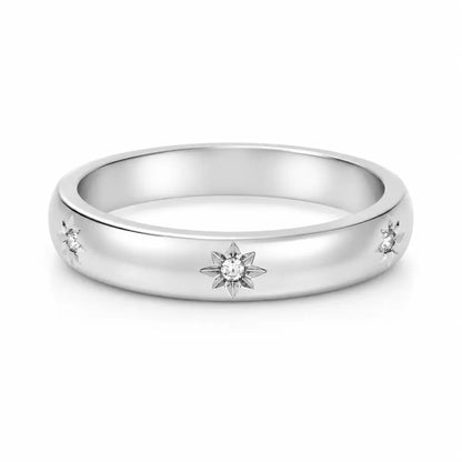 Twilight Glow Star Ring - Silver / 3 - Rings