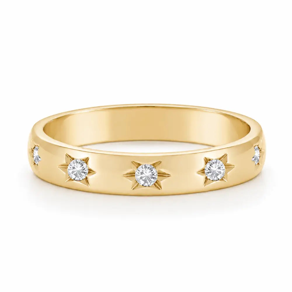 Twinkle Star Ring - Gold / 5 - Rings