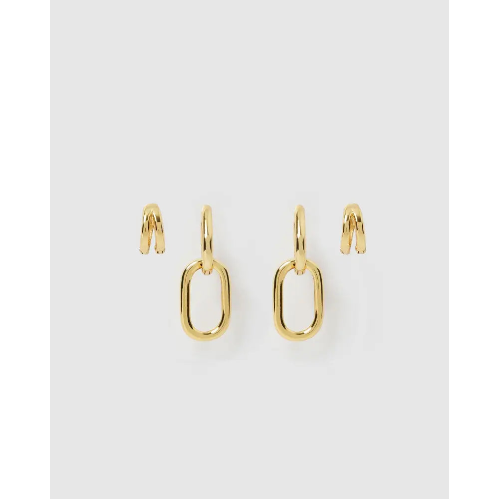 Ultimate Duo Gold Earring Stack - Earrings