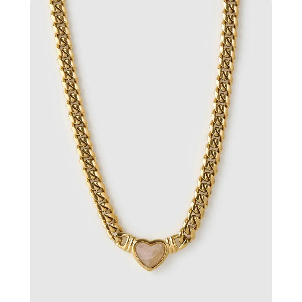 Valentine Necklace - Rose Quartz - Necklaces