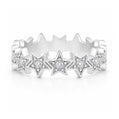 Varsity Star Ring - Silver / 4 - Rings