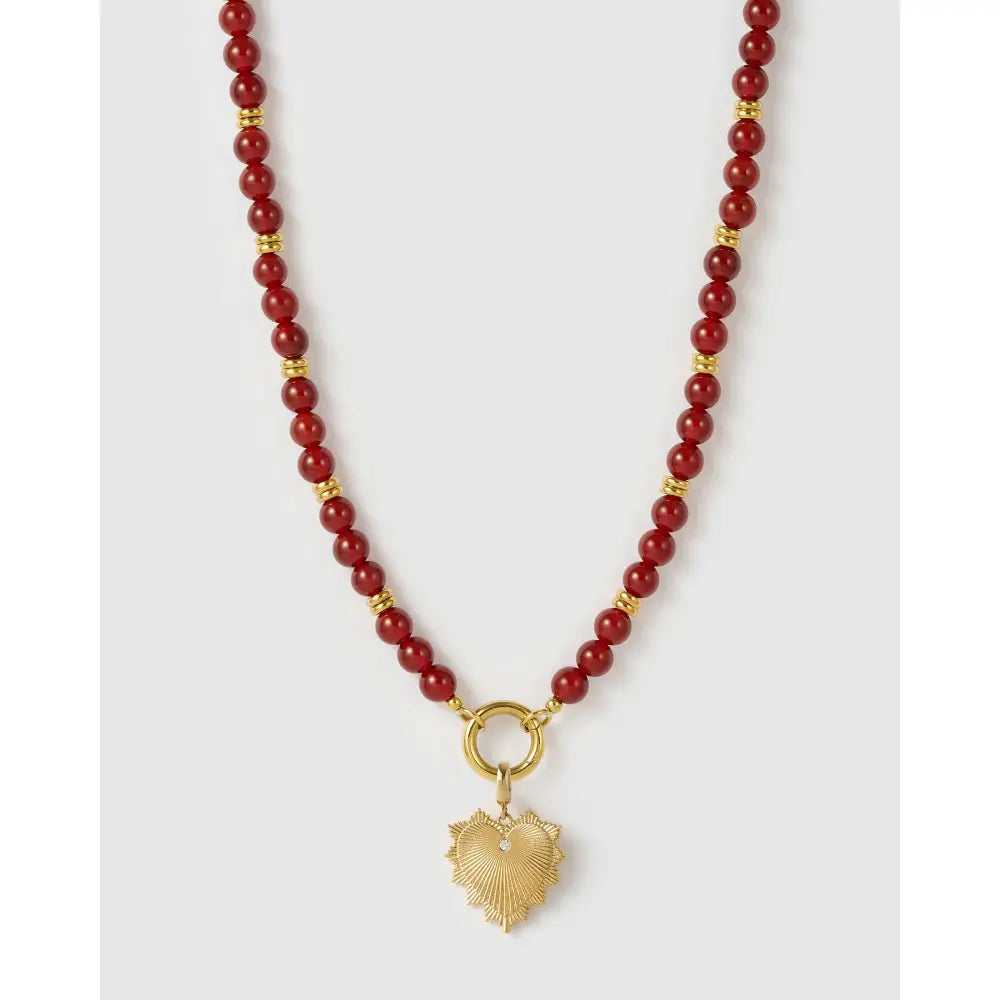 Velvet Charm Gold Necklace - Necklaces