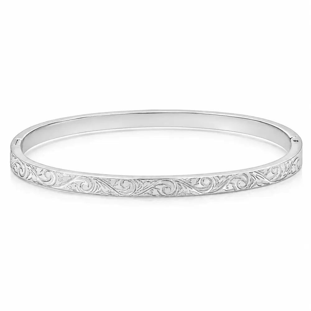 Verity Bangle Bracelet - Silver / Small - Bracelets