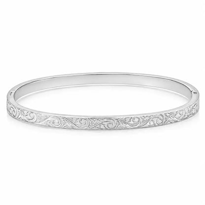 Verity Bangle Bracelet - Silver / Small - Bracelets