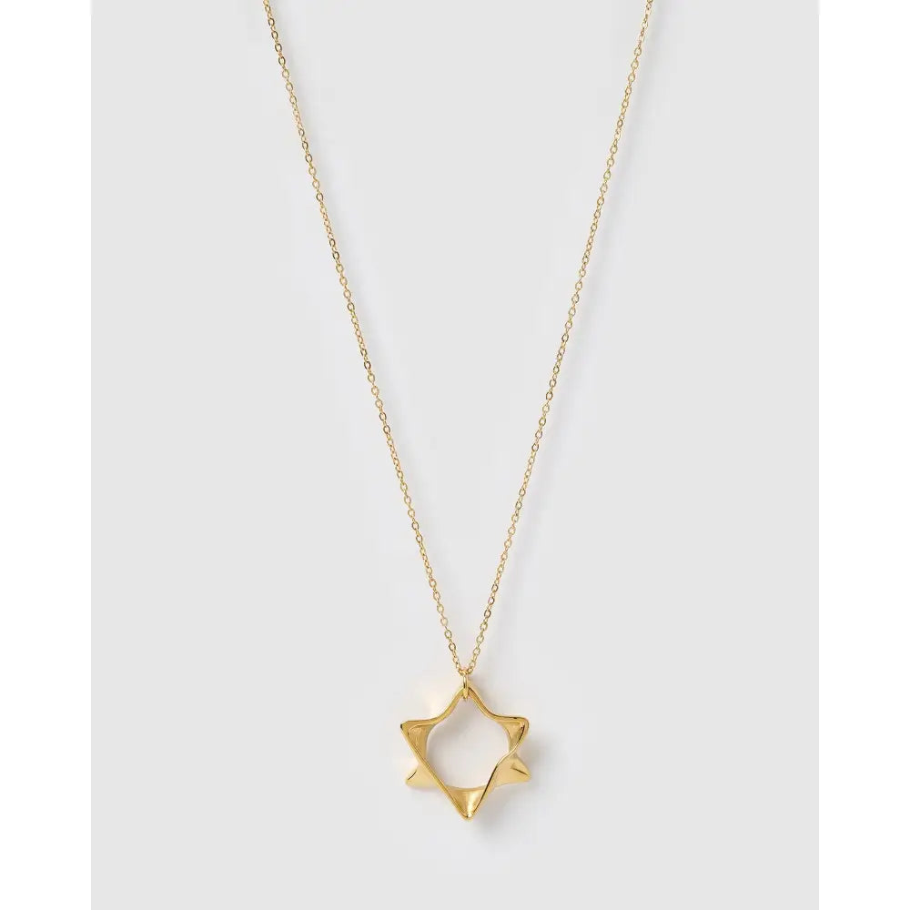 Vintage Star of David Gold Necklace - Necklaces