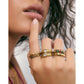 Viola Gold Ring with Stones - Rings
