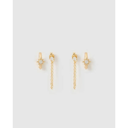 Vivia Earring Stack - Gold - Earrings