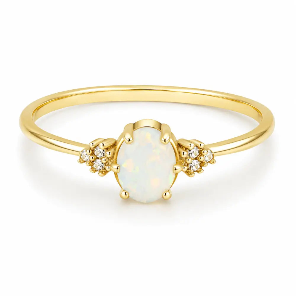 Vixen Opal Ring - Gold / 5 - Rings