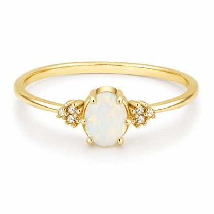 Vixen Opal Ring - Gold / 5 - Rings