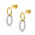 Wilhelmina Stud Earrings - Gold & Silver Mix - Earrings
