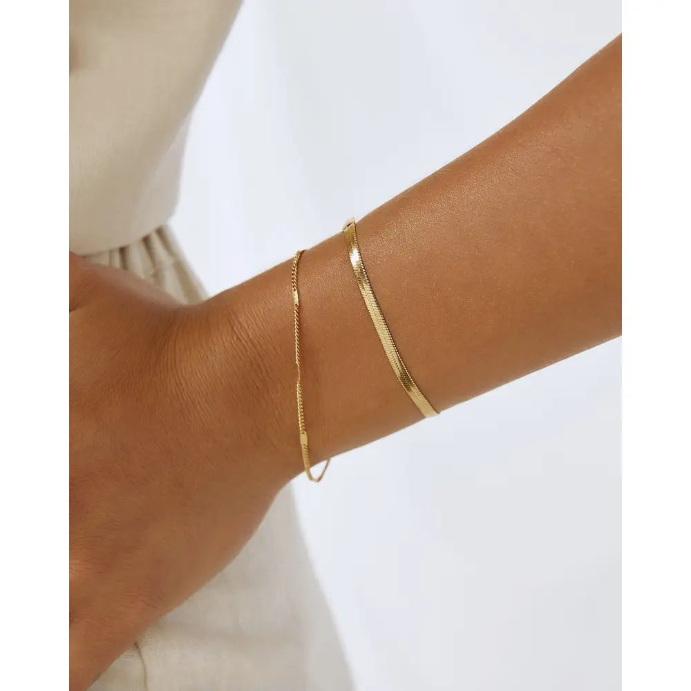 Willa Gold Chain Bracelet - Gold - Bracelets