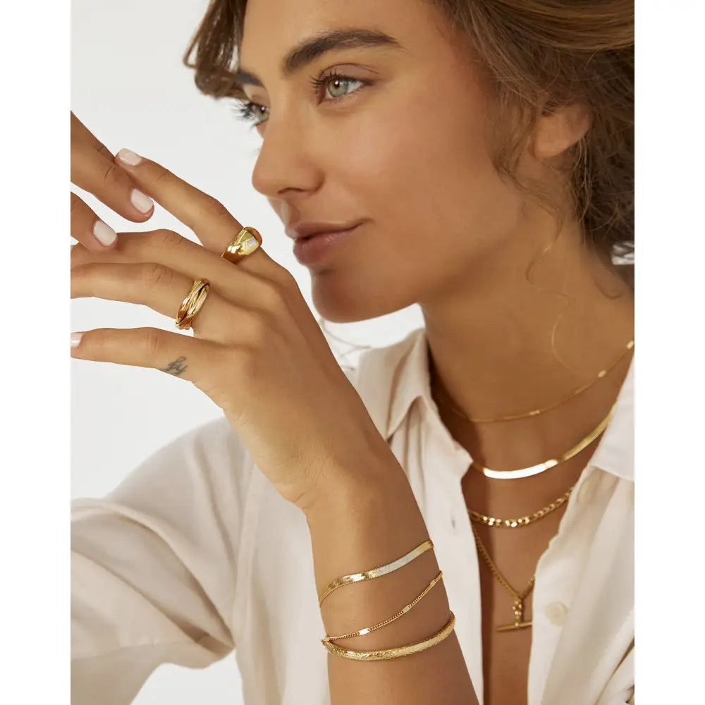 Willa Gold Chain Bracelet - Gold - Bracelets