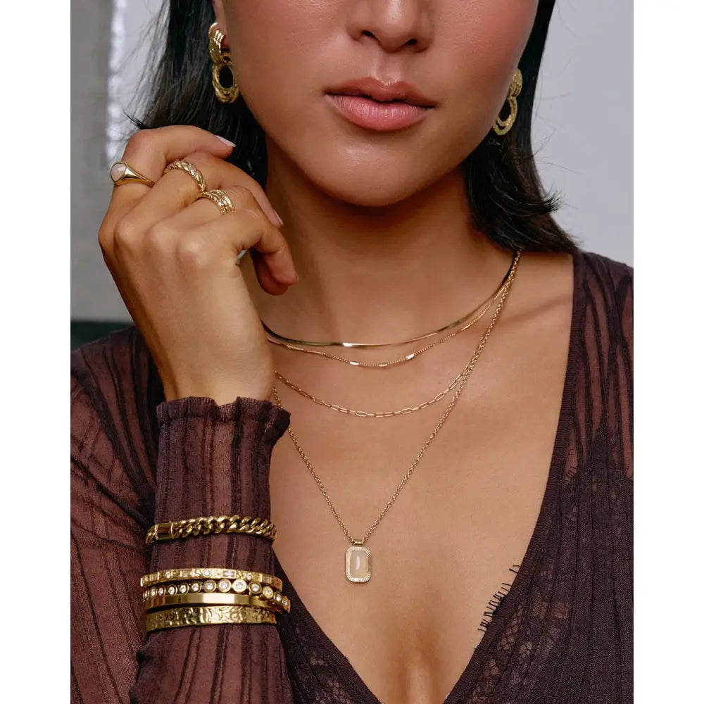 Willa Gold Necklace - Necklaces