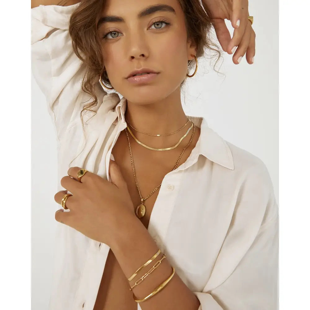 Willa Gold Necklace - Necklaces
