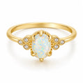 Winter Opal Ring - Gold / 5 - Rings