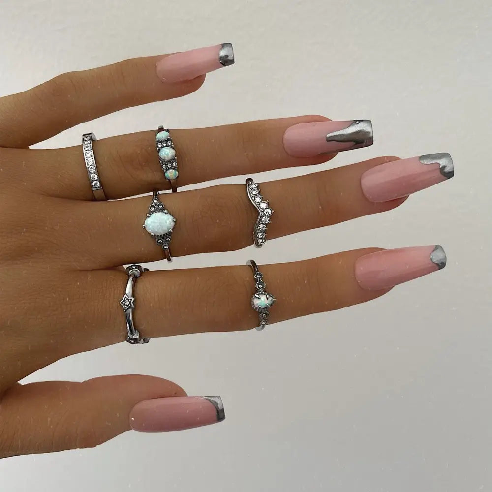 Winter Opal Ring - Rings
