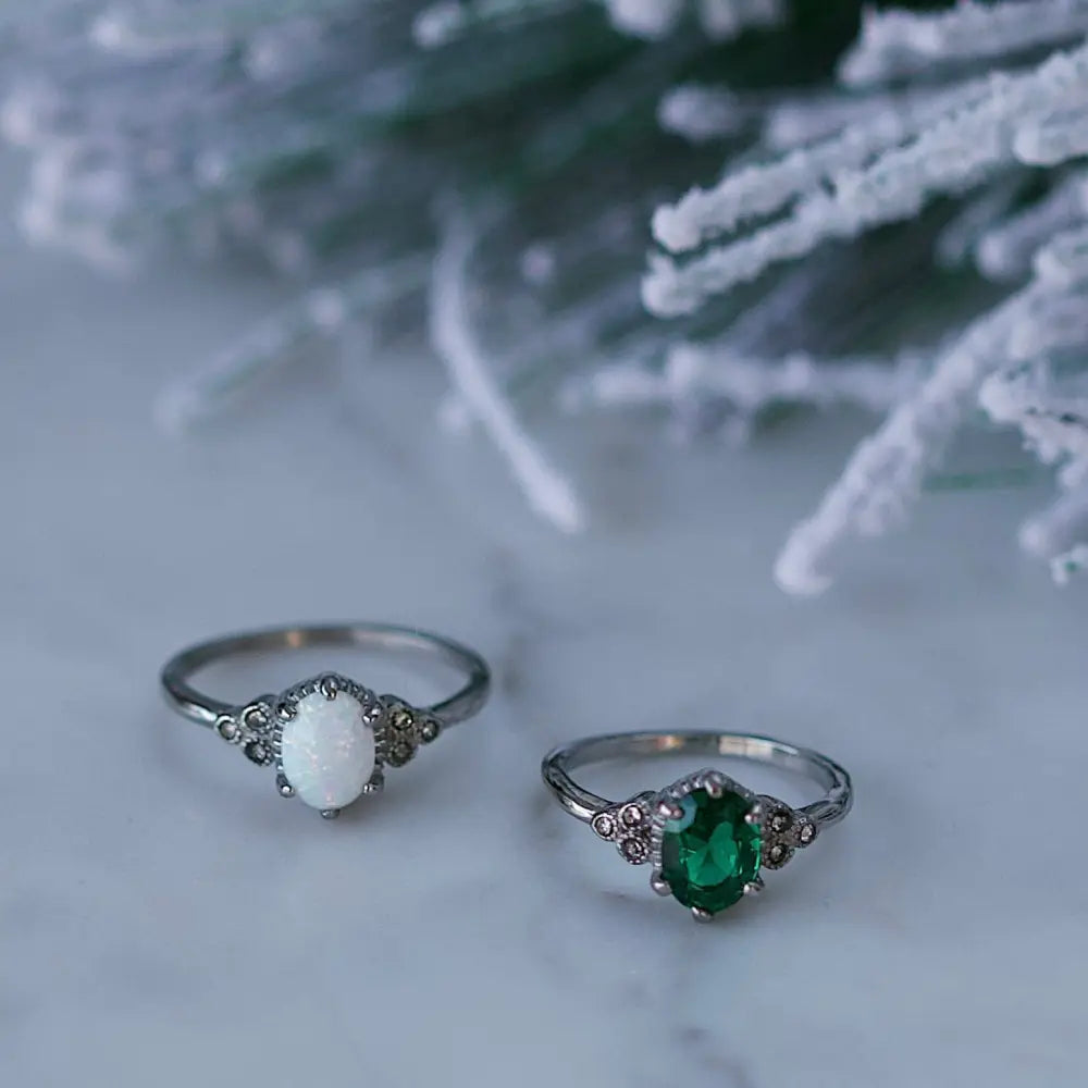 Winter Opal Ring - Rings