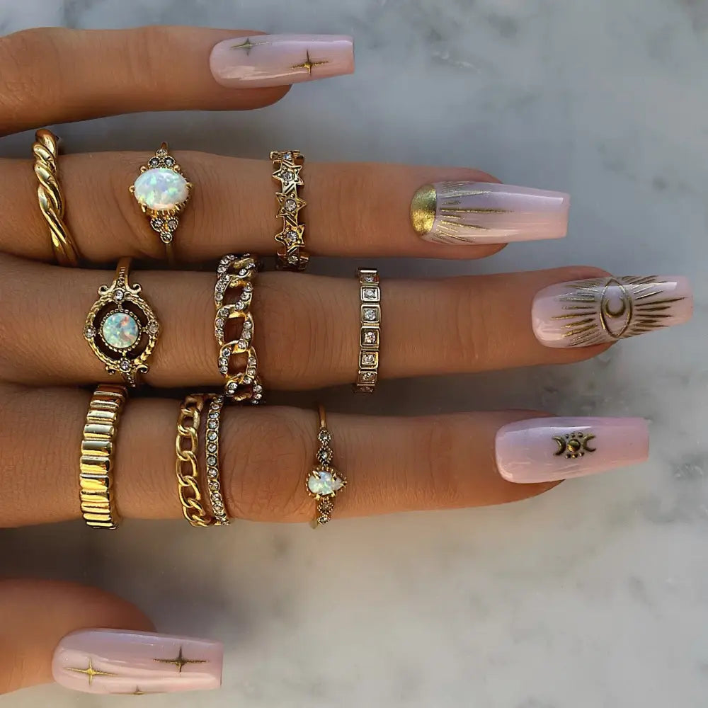 Winter Opal Ring - Rings