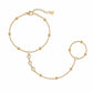 Zelda Hand Chain Bracelet - Gold - Bracelets
