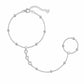 Zelda Hand Chain Bracelet - Silver - Bracelets