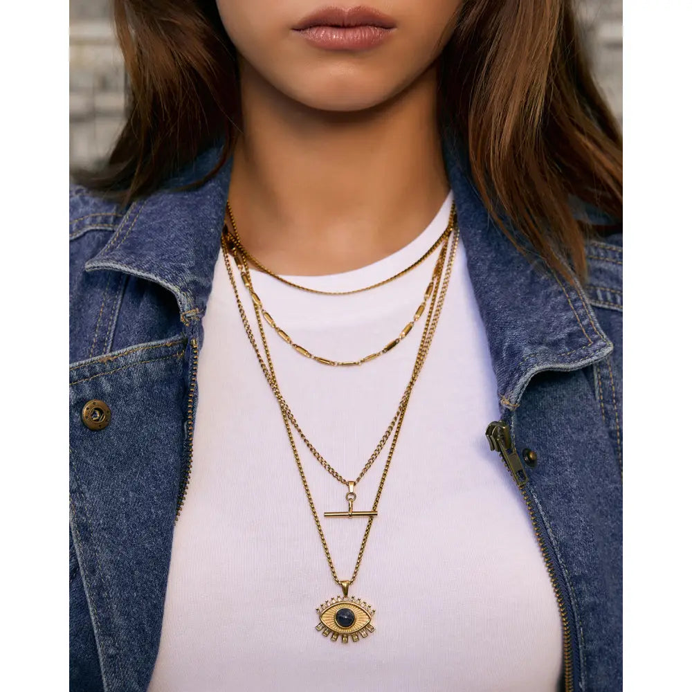 Zen Gold Necklace - Necklaces
