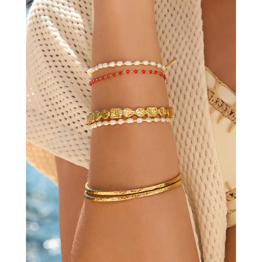 Zilla Gold Cuff Bracelet - Gold - Bracelets