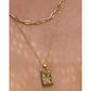Zodiac Gold Tag Necklace - Necklaces