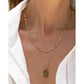 Zodiac Gold Tag Necklace - Necklaces