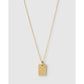 Zodiac Gold Tag Necklace - Sagittarius - Necklaces